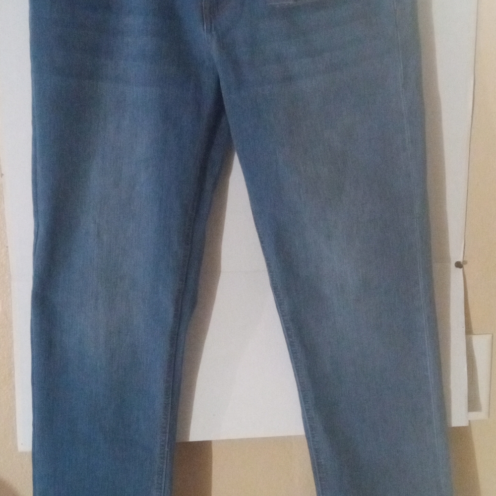 stitches and rivets jean light blue size 34 stretch